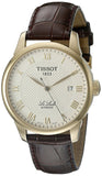  Shop Authentic Tissot T Classic Le Locle Automatic Gold Dial Maroon Leather Strap Watch For Men - T41.5.413.73 - Luxxuri