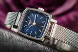  Shop Authentic Tissot Lovely Square Blue Dial Silver Mesh Bracelet Watch For Women - T058.109.11.041.00 - Luxxuri