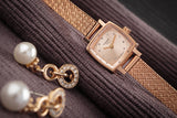  Shop Authentic Tissot Lovely Square Lady Quartz Rose Gold Dial Rose Gold Mesh Bracelet Watch For Women - T058.109.33.456.00 - Luxxuri
