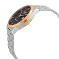 Tissot T Classic Luxury Powermatic 80 Black Dial Silver Steel Strap Watch For Men - T086.407.22.067.00