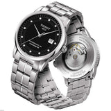  Shop Authentic Tissot T Classic Luxury Powermatic 80 Black Dial Silver Steel Strap Watch For Men - T086.408.11.056.00 - Luxxuri