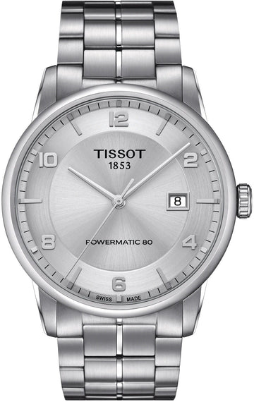  Shop Authentic Tissot Luxury Powermatic 80 Silver Dial Silver Steel Strap Watch For Men - T086.407.11.037.00 - Luxxuri