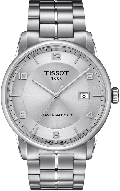  Shop Authentic Tissot Luxury Powermatic 80 Silver Dial Silver Steel Strap Watch For Men - T086.407.11.037.00 - Luxxuri