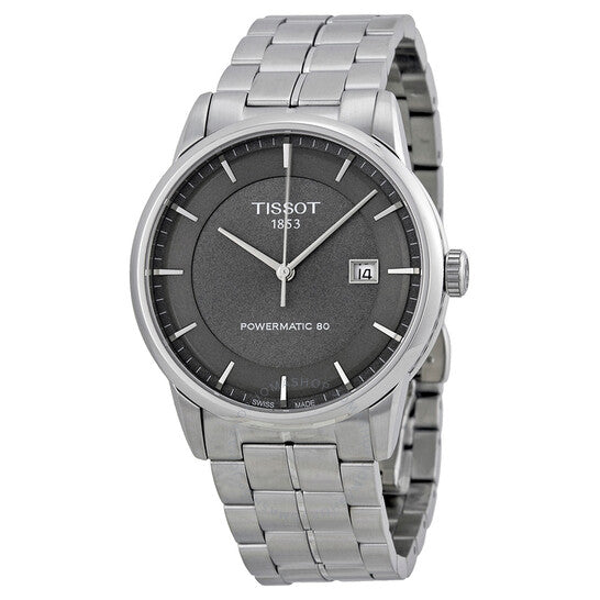  Shop Authentic Tissot Luxury Powermatic 80 Grey Dial Silver Steel Strap Watch for Men - T086.407.11.061.00 - Luxxuri