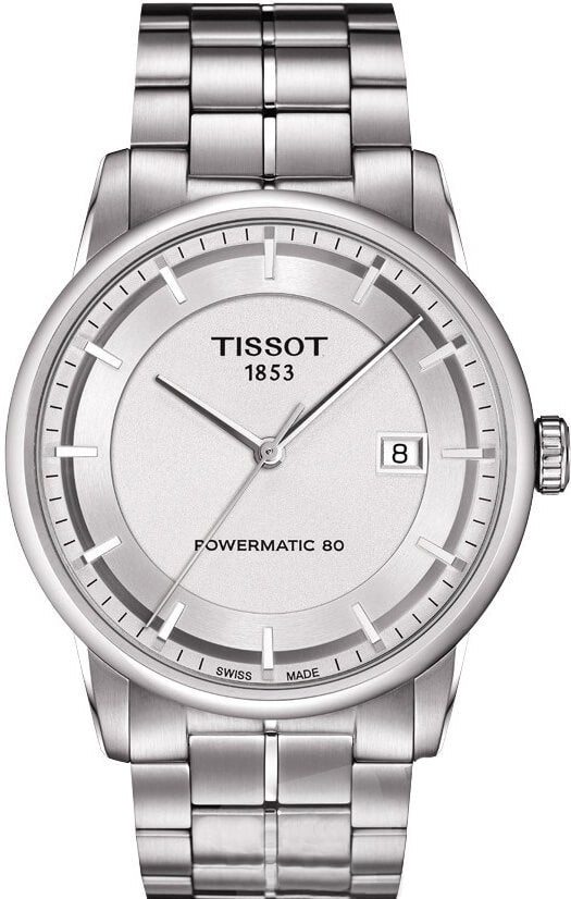  Shop Authentic Tissot Luxury Powermatic 80 Silver Dial Silver Steel Strap Watch For Men - T086.407.11.037.00 - Luxxuri