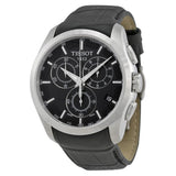  Shop Authentic Tissot T Classic Couturier Chronograph Black Dial Black Leather Strap Watch For Men - T035.617.16.051.00 - Luxxuri