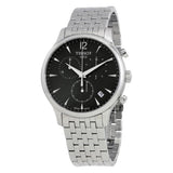  Shop Authentic Tissot T Classic Tradition Chronograph Black Dial Silver Steel Strap Watch For Men - T063.617.11.067.00 - Luxxuri