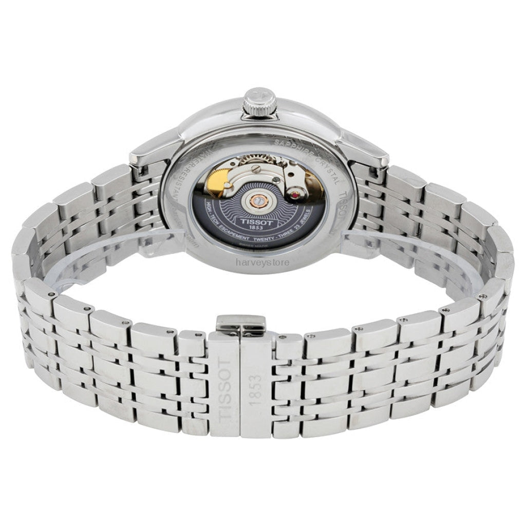  Shop Authentic Tissot Classic Carson Powermatic 80 Black Dial Silver Steel Strap Watch For Men - T085.407.11.051.00 - Luxxuri