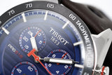  Shop Authentic Tissot PRS 516 Chronograph Blue Dial Brown Leather Strap Watch For Men - T100.417.16.041.00 - Luxxuri