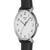  Shop Authentic Tissot Everytime Large White Dial Black Leather Strap Watch For Men - T109.610.16.032.00 - Luxxuri