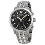  Shop Authentic Tissot PRC 200 Chronograph Black Dial Silver Steel Strap Watch For Men - T055.417.11.057.00 - Luxxuri