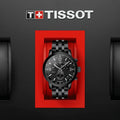  Shop Authentic Tissot PRC 200 Chronograph Black Dial Black Steel Strap Watch For Men - T114.417.33.057.00 - Luxxuri