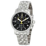  Shop Authentic Tissot T Sport PRC200 Chronograph Black Dial Silver Steel Strap Watch for Men - T17.1.586.52 - Luxxuri