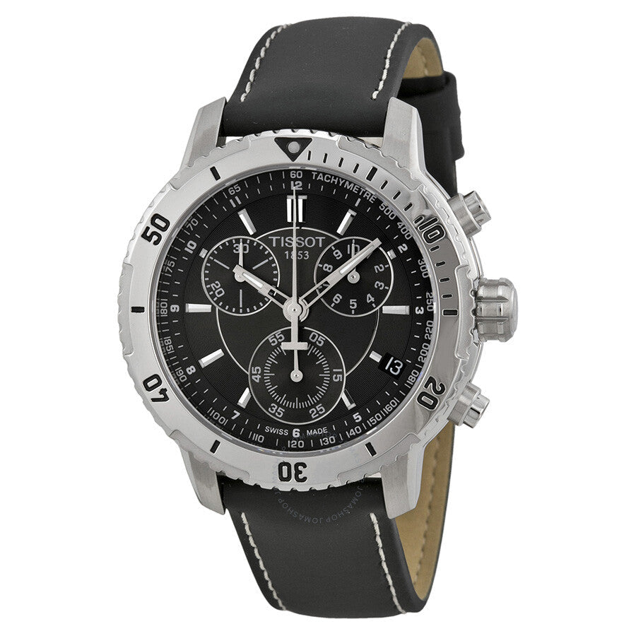  Shop Authentic Tissot PRS 200 Chronograph Black DIal Watch For Men - T067.417.16.051.00 - Luxxuri
