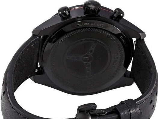  Shop Authentic Tissot T Sport PRS 516 Chronograph Black Dial Black Leather Strap Watch for Men - T131.617.36.051.00 - Luxxuri