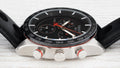 Tissot PRS 516 Chronograph Black Dial Black Leather Strap Watch For Men - T100.417.16.051.00