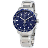  Shop Authentic Tissot Quickster Chronograph Blue Dial Watch For Men - T095.417.11.047.00 - Luxxuri