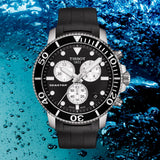  Shop Authentic Tissot Seastar 1000 Chronograph Black Dial Black Rubber Strap Watch For Men - T120.417.17.051.00 - Luxxuri