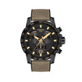  Shop Authentic Tissot Supersport Chrono Black Dial Beige Nylon Strap Watch For Men - T125.617.37.051.01 - Luxxuri