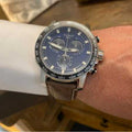  Shop Authentic Tissot Supersport Chrono Blue Dial Brown Leather Strap Watch For Men - T125.617.16.041.00 - Luxxuri