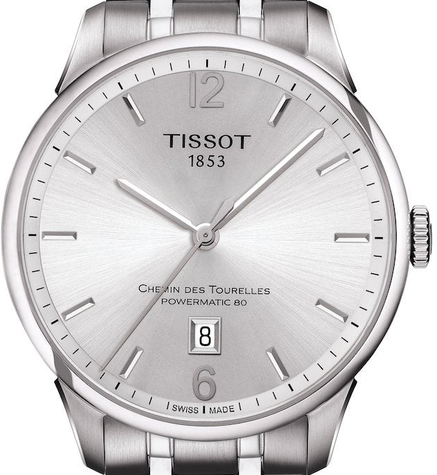  Shop Authentic Tissot Chemin Des Tourelles Powermatic 80 Silver Dial Silver Steel Strap Watch For Men - T099.407.11.037.00 - Luxxuri