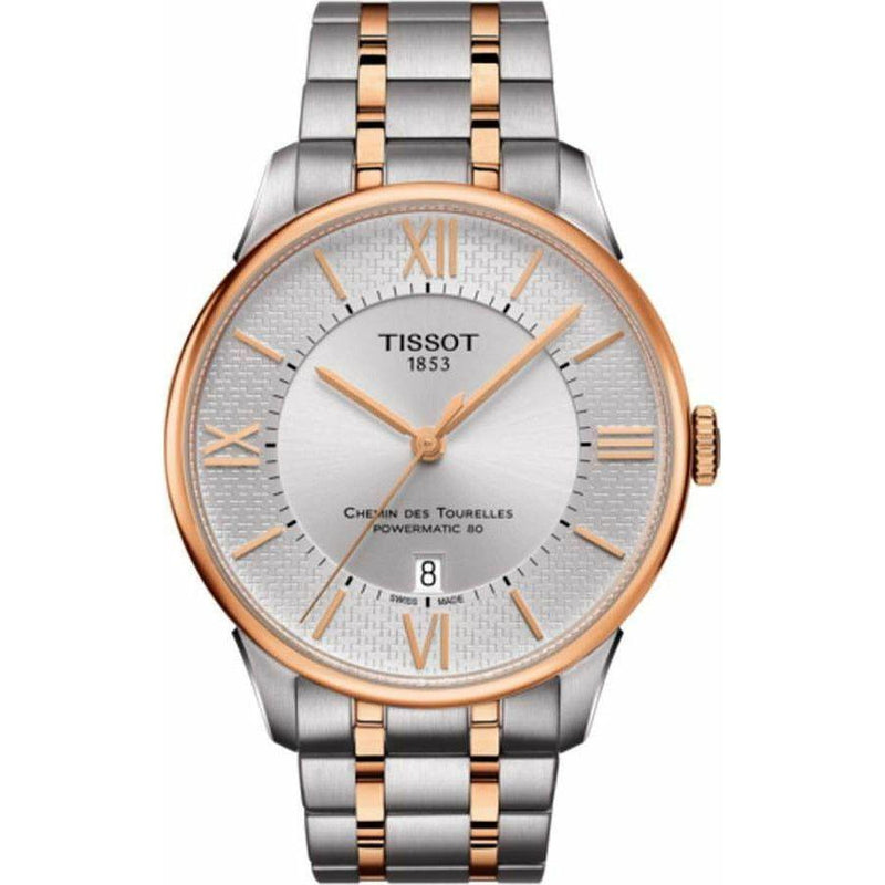  Shop Authentic Tissot Chemin des Tourelles Powermatic 80 Helvetic Pride Silver Dial Two Tone Steel Strap Watch for Men - T099.407.22.038.01 - Luxxuri