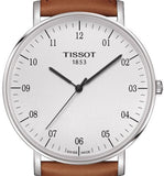  Shop Authentic Tissot T Classic Everytime Large White Dial Brown Leather Strap Watch For Men - T109.610.16.037.00 - Luxxuri