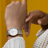  Shop Authentic Tissot T Classic Everytime Small White Dial Two Tone Mesh Bracelet Watch For Women - T109.210.22.031.00 - Luxxuri