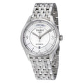 Tissot T Classic T One Automatic Silver Dial Silver Steel Strap Watch For Men - T038.430.11.037.00
