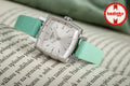  Shop Authentic Tissot T Lady Lovely Square Silver Dial Light Green Leather Strap Watch for Women - T058.109.16.031.01 - Luxxuri
