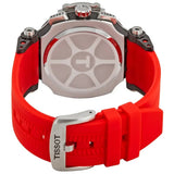  Shop Authentic Tissot T Race Chronograph Black Dial Red Silicone Strap Watch For Men - T115.417.27.051.00 - Luxxuri