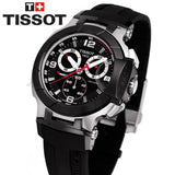  Shop Authentic Tissot T Race Chronograph Black Dial Black Rubber Strap Watch for Men - T048.417.27.057.00 - Luxxuri
