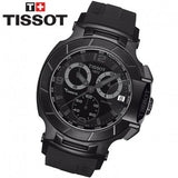  Shop Authentic Tissot T Race Chronograph Black Dial Black Rubber Strap Watch for Men - T048.417.37.057.00 - Luxxuri