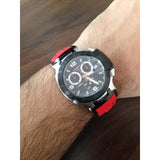  Shop Authentic Tissot T Race Chronograph Black Dial Red Rubber Strap Watch for Men - T048.417.27.057.01 - Luxxuri