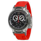  Shop Authentic Tissot T Race Chronograph Black Dial Red Rubber Strap Watch for Men - T048.417.27.057.01 - Luxxuri