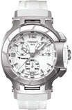  Shop Authentic Tissot T Race Lady Chronograph White Dial White Rubber Strap Watch for Women - T048.217.17.017.00 - Luxxuri