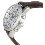  Shop Authentic Tissot T Race PRC 200 Chronograph White Dial Brown Leather Strap Watch for Men -  T17.1.516.32 - Luxxuri