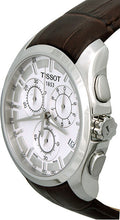  Shop Authentic Tissot Couturier Chronograph White Dial Brown Leather Strap Watch For Men - T035.617.16.031.00 - Luxxuri