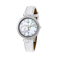  Shop Authentic Tissot T Trend Flamingo Valentines Mother of Pearl White Dial White Leather Strap Watch For Women - T094.210.16.111.01 - Luxxuri