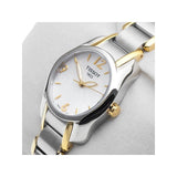  Shop Authentic Tissot T Wave Mother of Pearl Dial Two Tone Steel Strap Watch for Women - T023.210.22.117.00 - Luxxuri
