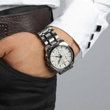  Shop Authentic Tissot T Classic Couturier Chronograph White Dial Silver Steel Strap Watch For Men - T101.617.11.031.00 - Luxxuri