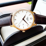  Shop Authentic Tissot T Classic Tradition White Dial Brown Leather Strap Watch For Men - T063.610.36.037.00 - Luxxuri