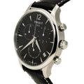  Shop Authentic Tissot Tradition Chronograph Black Dial Black Leather Strap Watch For Men - T0636171605700 - Luxxuri