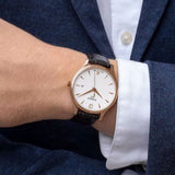  Shop Authentic Tissot T Classic Tradition White Dial Brown Leather Strap Watch For Men - T063.610.36.037.00 - Luxxuri