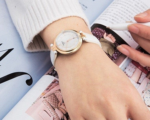  Shop Authentic Tissot T Lady Flamingo Mother of Pearl White Dial White Leather Strap Watch For Women - T094.210.26.111.01 - Luxxuri