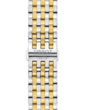 Tissot T Classic Bridgeport Silver Dial Two Tone Mesh Bracelet Watch For Men - T097.410.22.038.00