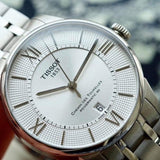  Shop Authentic Tissot T Classic Chemin Des Tourelles Silver Dial Silver Steel Strap Watch For Men - T099.408.11.038.00 - Luxxuri