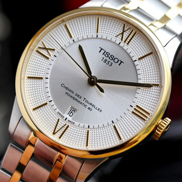 Shop Authentic Tissot Chemin Des Tourelles Powermatic 80 Silver Dial Two Tone Steel Strap Watch For Men - T099.407.22.038.00 - Luxxuri