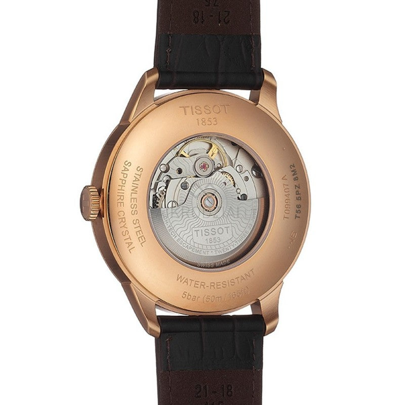  Shop Authentic Tissot Chemin Des Tourelles Powermatic 80 Silver Dial Brown Leather Strap Watch For Men - T099.407.36.037.00 - Luxxuri