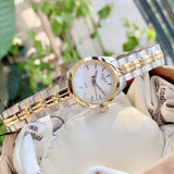  Shop Authentic Tissot T Classic PR100 Mother of Pearl Dial Two Tone Steel Strap Watch for Women - T101.010.22.111.01 - Luxxuri